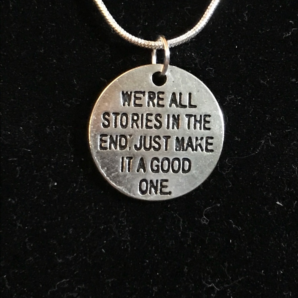 Handmade Doctor Who Quote Necklace